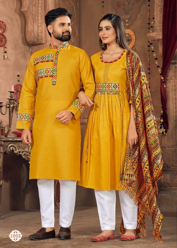 NAVRATRI SPECIAL COUPLE COLLECTION | Yellow